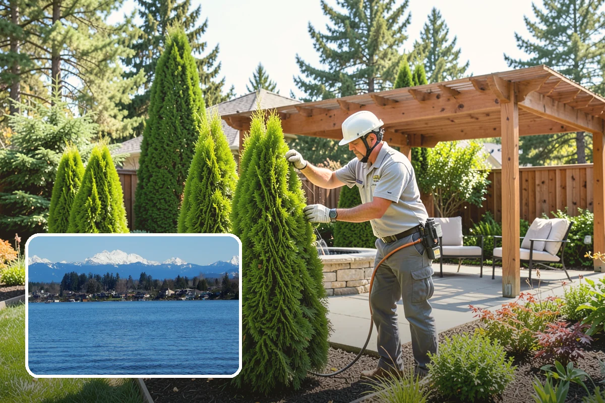 Surface Drainage Solution in Lake Stevens, Snohomish County, WA - Eliminates puddles and soggy lawn spots