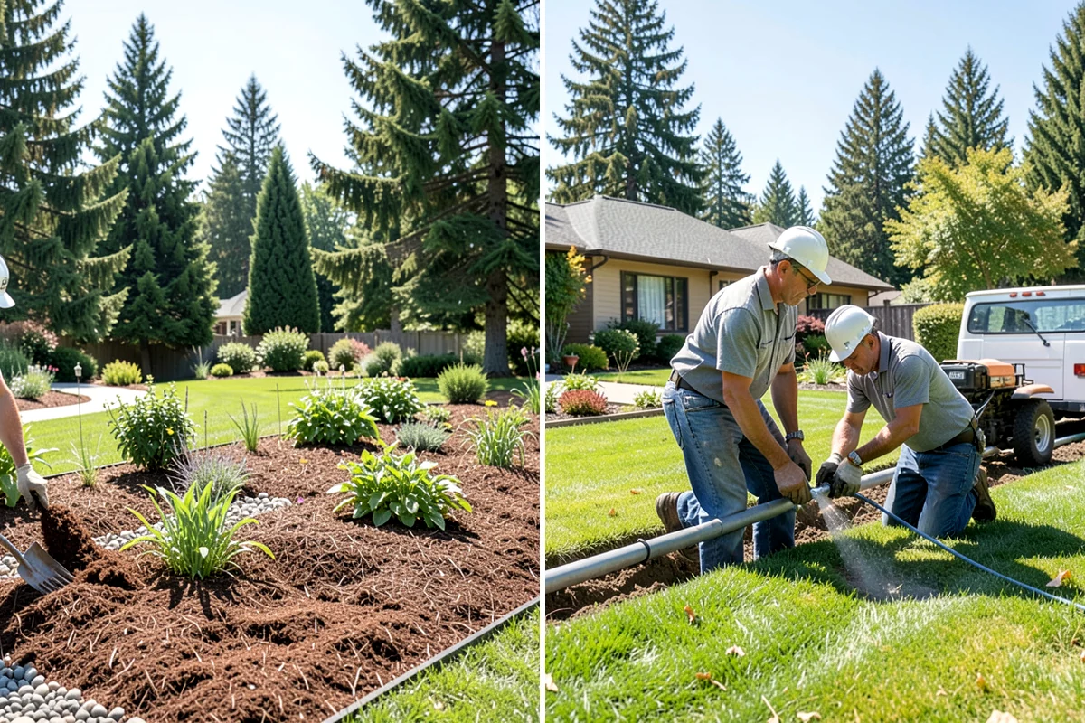 Surface Drainage Solution in Lyman, Skagit County, WA - Survey the yard grade and map where water pools