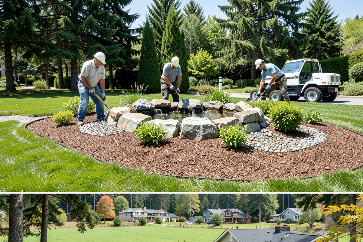 Surface Drainage Solution in Lyman, Skagit County, WA - Ideal in late spring through early fall when soil is workable for regrading and new turf can establish before winter rains.