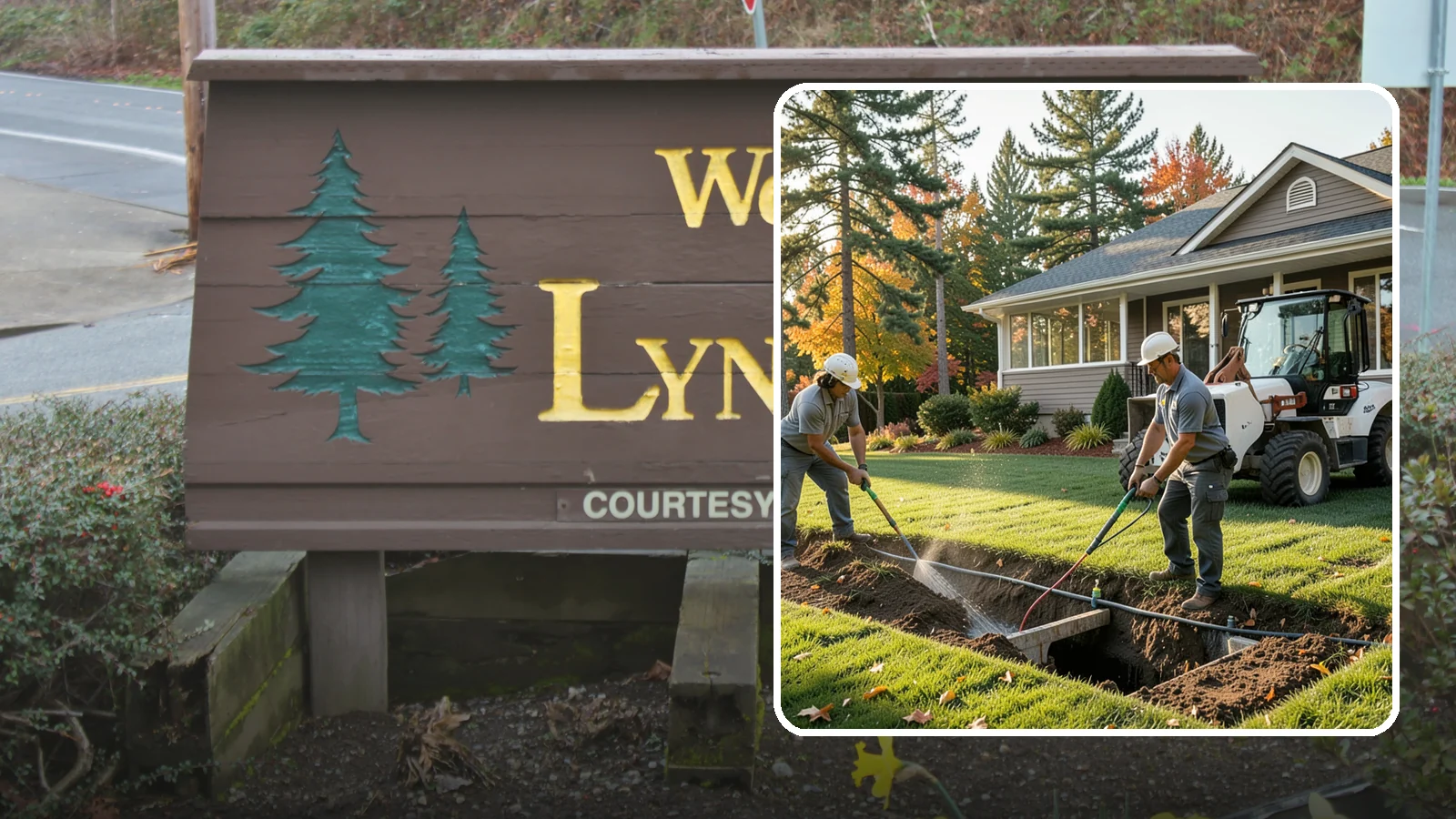 Surface Drainage Solution in Lynnwood, Snohomish County, WA - We regrade and install catch basins with piping to move standing surface water off your lawn and away from the house.