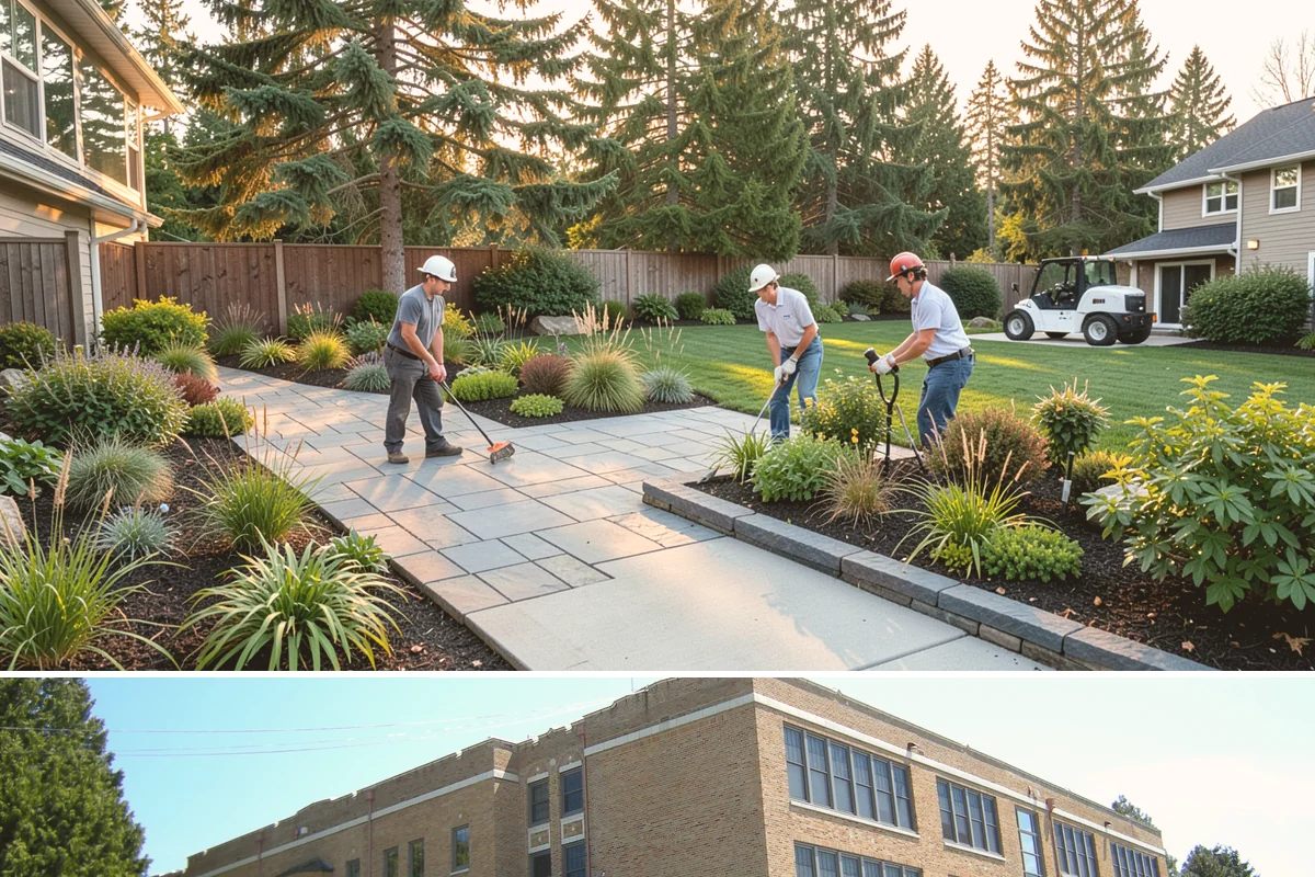 Surface Drainage Solution in Maple Valley, King County, WA - Ideal in late spring through early fall when soil is workable for regrading and new turf can establish before winter rains.