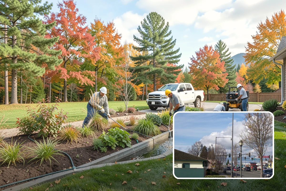 Surface Drainage Solution in Marysville, Snohomish County, WA - Eliminates puddles and soggy lawn spots