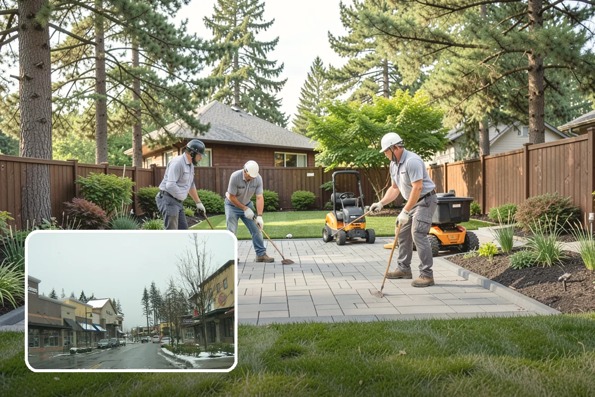 Surface Drainage Solution in Mill Creek, Snohomish County, WA - Eliminates puddles and soggy lawn spots