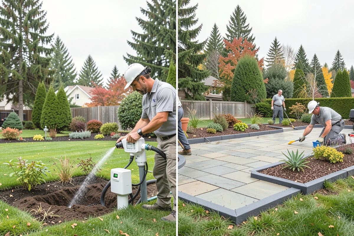 Surface Drainage Solution in Mountlake Terrace, Snohomish County, WA - Survey the yard grade and map where water pools