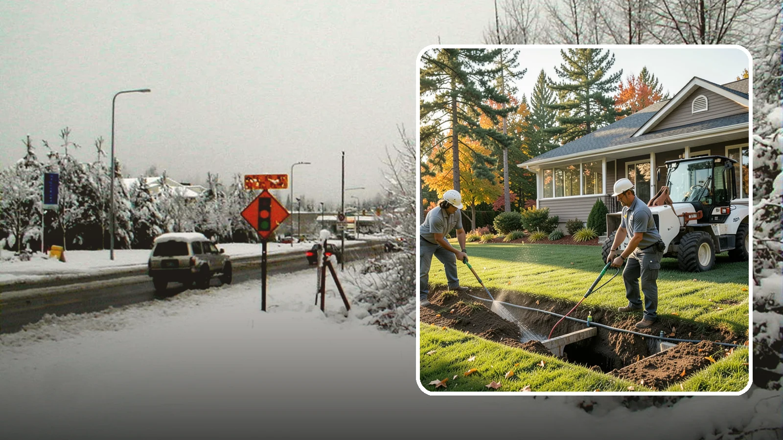 Surface Drainage Solution in Newcastle, King County, WA - We regrade and install catch basins with piping to move standing surface water off your lawn and away from the house.