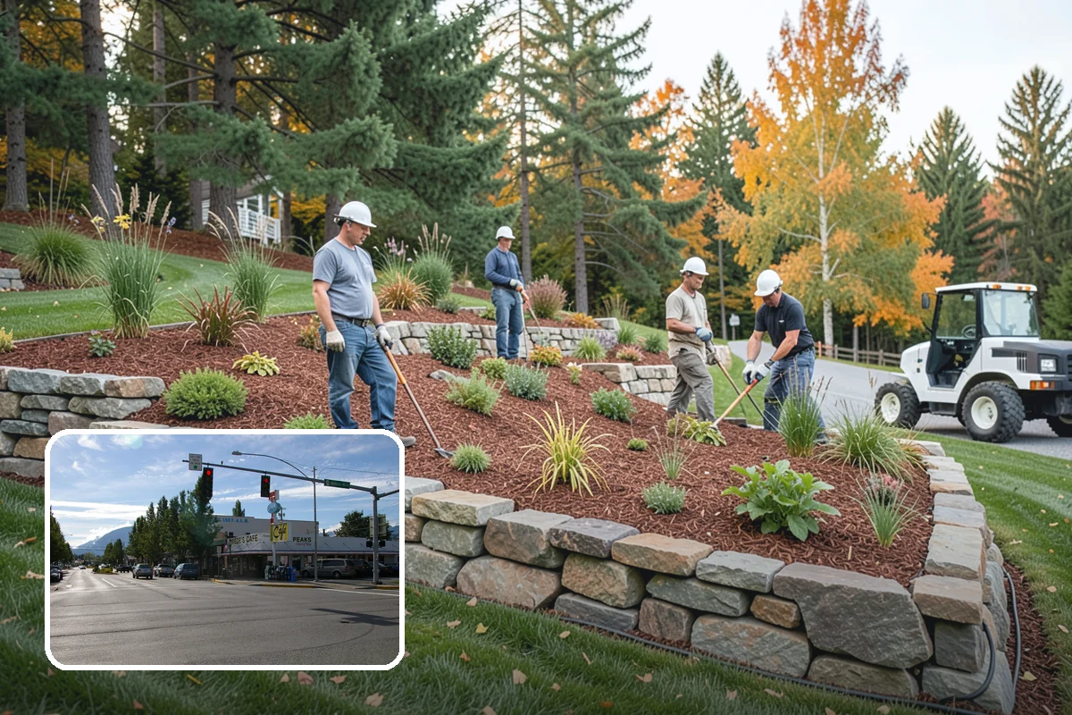 Surface Drainage Solution in North Bend, King County, WA - Eliminates puddles and soggy lawn spots