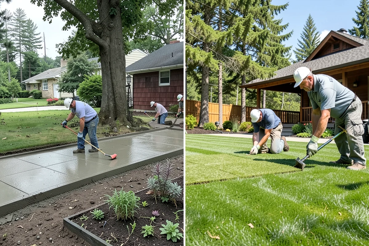 Surface Drainage Solution in Puyallup, Pierce County, WA - Survey the yard grade and map where water pools