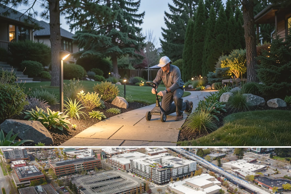 Surface Drainage Solution in Redmond, King County, WA - Ideal in late spring through early fall when soil is workable for regrading and new turf can establish before winter rains.