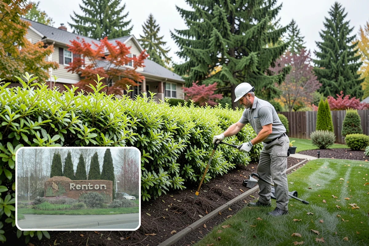 Surface Drainage Solution in Renton, King County, WA - Eliminates puddles and soggy lawn spots