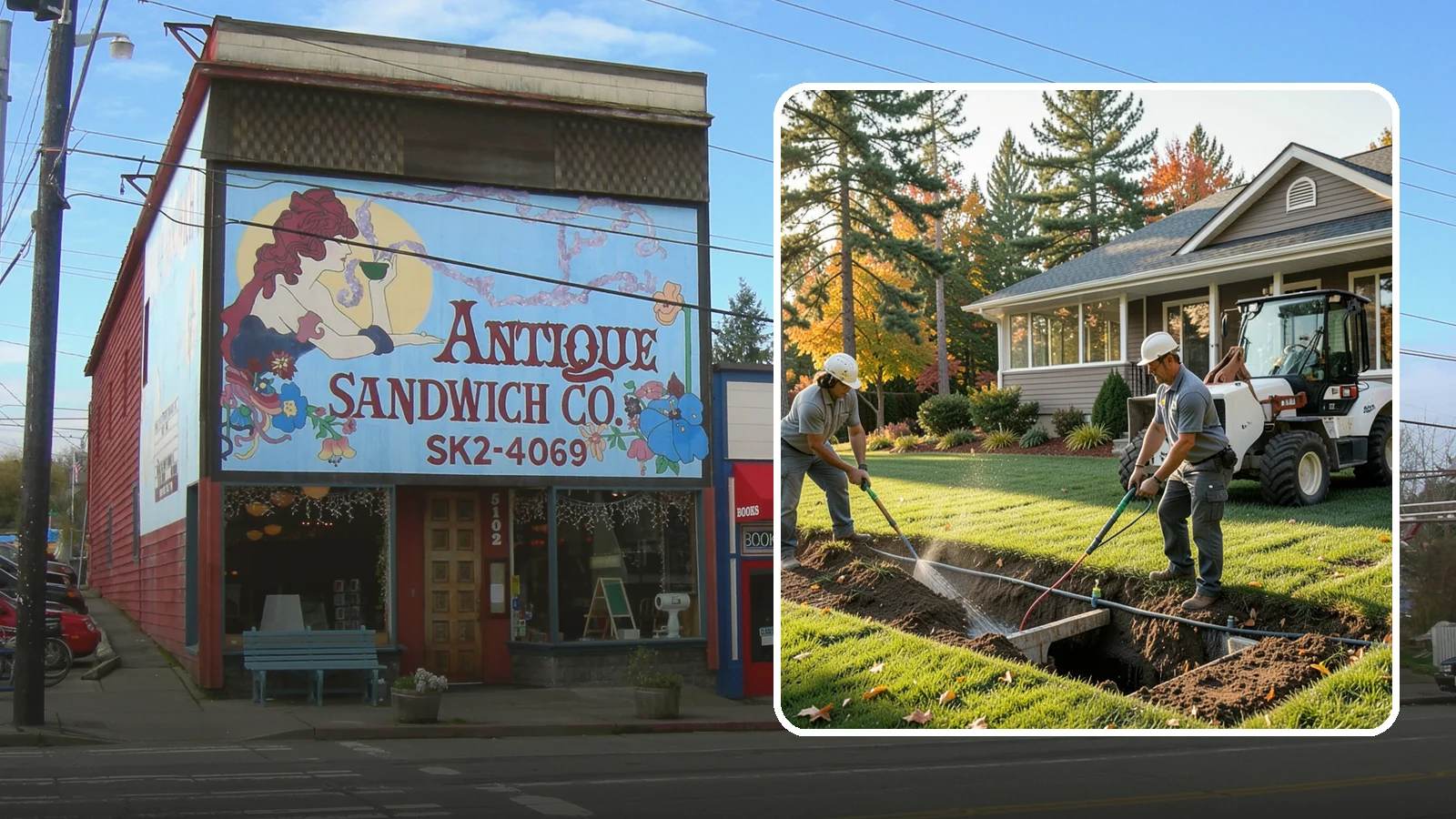 Surface Drainage Solution in Ruston, Pierce County, WA - We regrade and install catch basins with piping to move standing surface water off your lawn and away from the house.