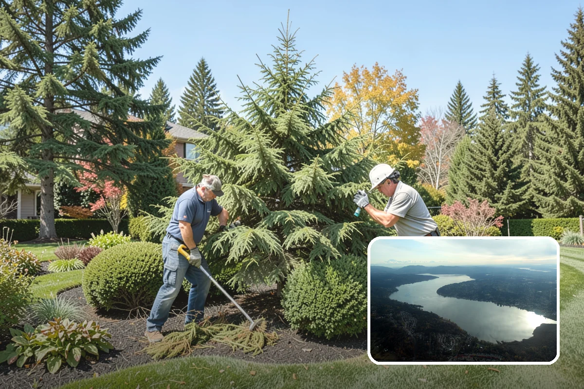 Surface Drainage Solution in Sammamish, King County, WA - Eliminates puddles and soggy lawn spots