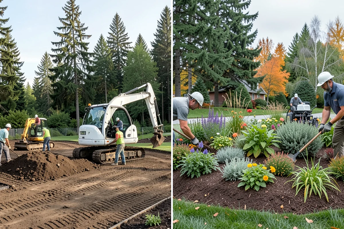 Surface Drainage Solution in SeaTac, King County, WA - Survey the yard grade and map where water pools
