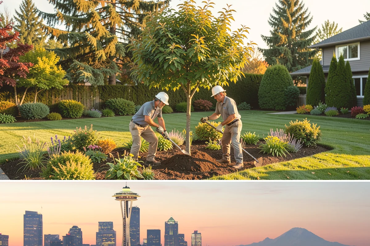 Surface Drainage Solution in Seattle, King County, WA - Ideal in late spring through early fall when soil is workable for regrading and new turf can establish before winter rains.