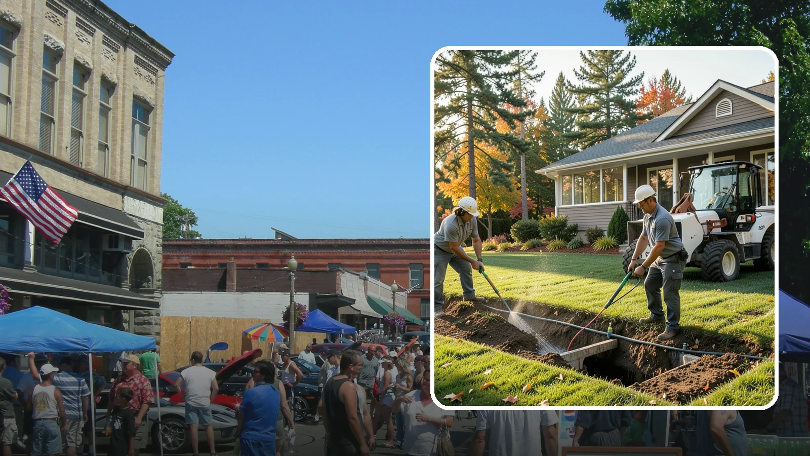 Surface Drainage Solution in Snohomish, Snohomish County, WA - We regrade and install catch basins with piping to move standing surface water off your lawn and away from the house.