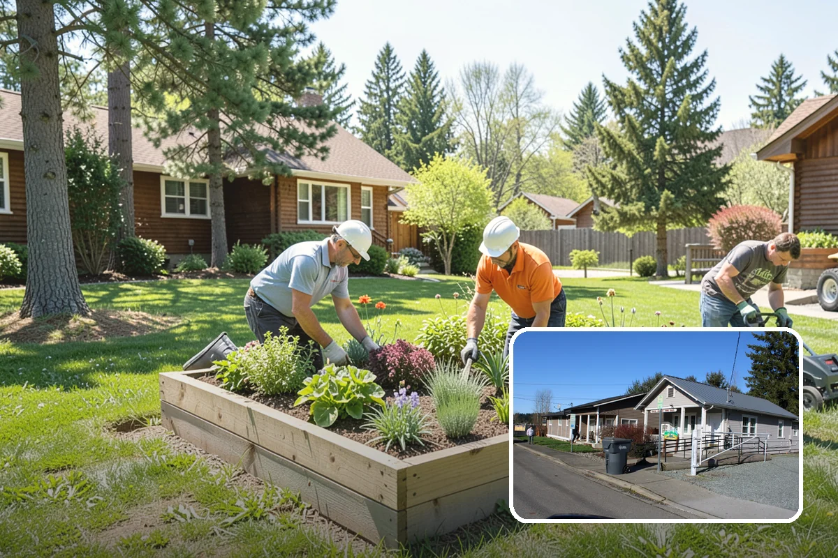 Surface Drainage Solution in South Prairie, Pierce County, WA - Eliminates puddles and soggy lawn spots