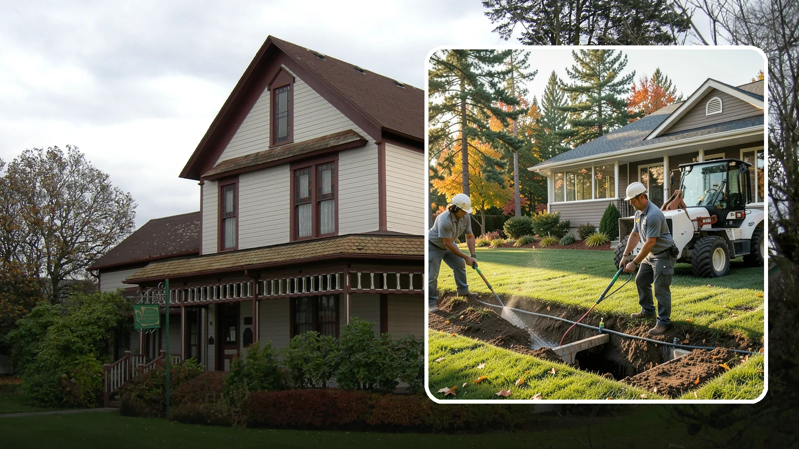 Surface Drainage Solution in Sumner, Pierce County, WA - We regrade and install catch basins with piping to move standing surface water off your lawn and away from the house.
