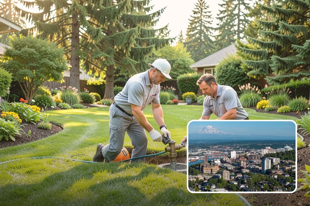 Surface Drainage Solution in Tacoma, Pierce County, WA - Eliminates puddles and soggy lawn spots