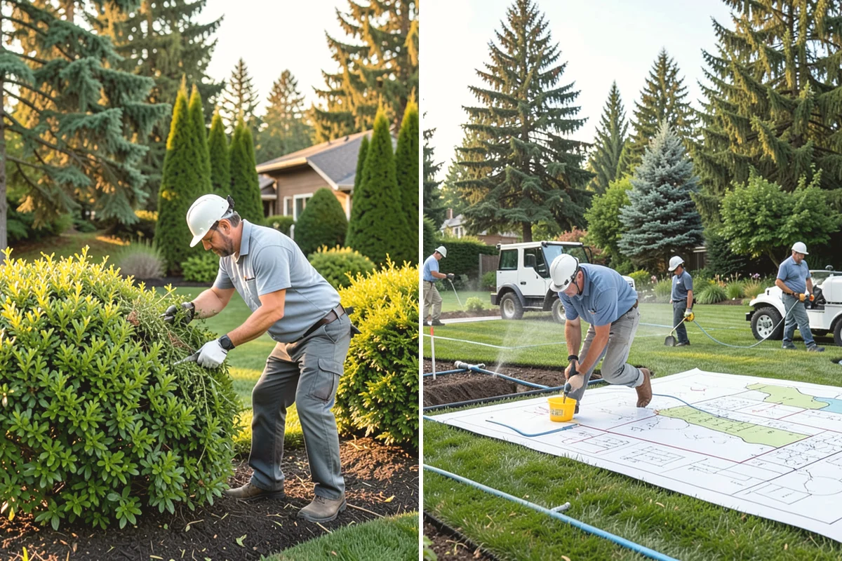 Swale Installation in Black Diamond, King County, WA - Study site contours and plan the swale route