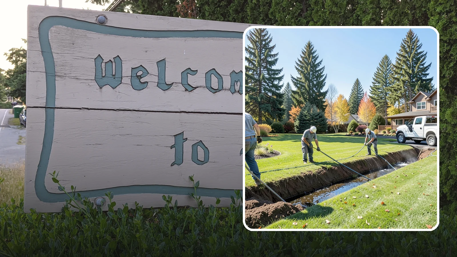 Swale Installation in Brier, Snohomish County, WA - We shape vegetated swales that channel and slow stormwater across your property while filtering runoff naturally.