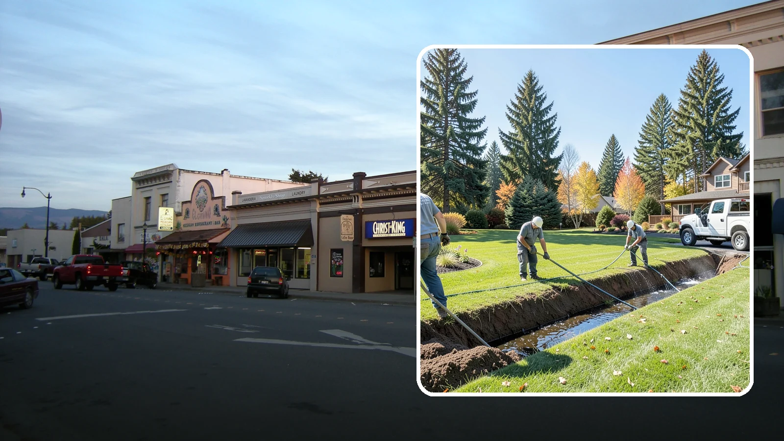 Swale Installation in Burlington, Skagit County, WA - We shape vegetated swales that channel and slow stormwater across your property while filtering runoff naturally.