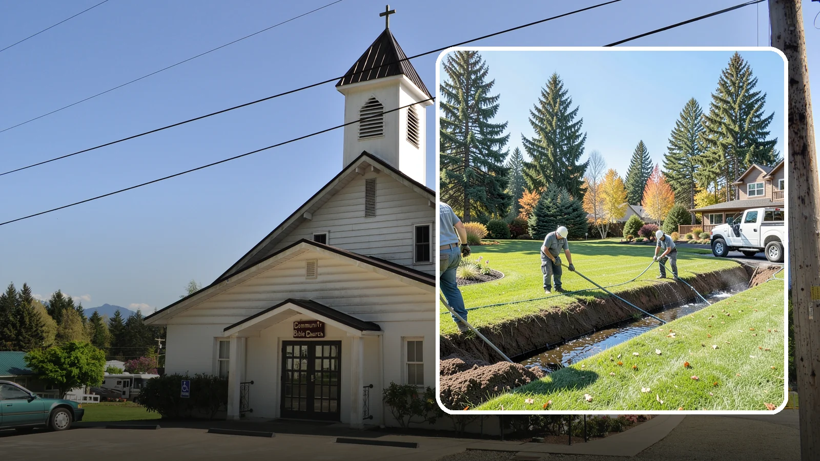 Swale Installation in Concrete, Skagit County, WA - We shape vegetated swales that channel and slow stormwater across your property while filtering runoff naturally.