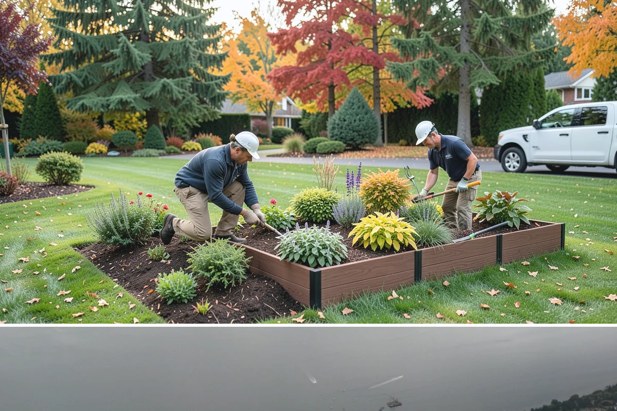 Swale Installation in Des Moines, King County, WA - Best built in early fall or spring so plantings establish during the wet season and stabilize the channel before heavy flows.