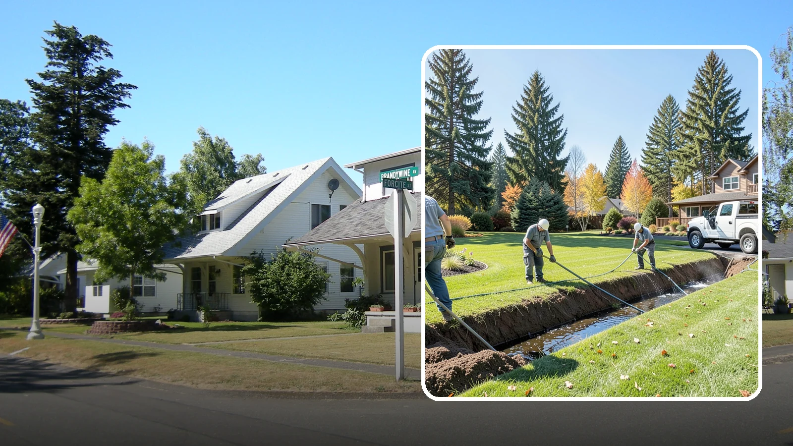 Swale Installation in DuPont, Pierce County, WA - We shape vegetated swales that channel and slow stormwater across your property while filtering runoff naturally.