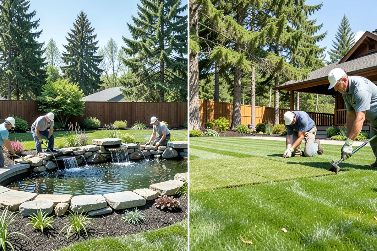 Swale Installation in Everett, Snohomish County, WA - Study site contours and plan the swale route