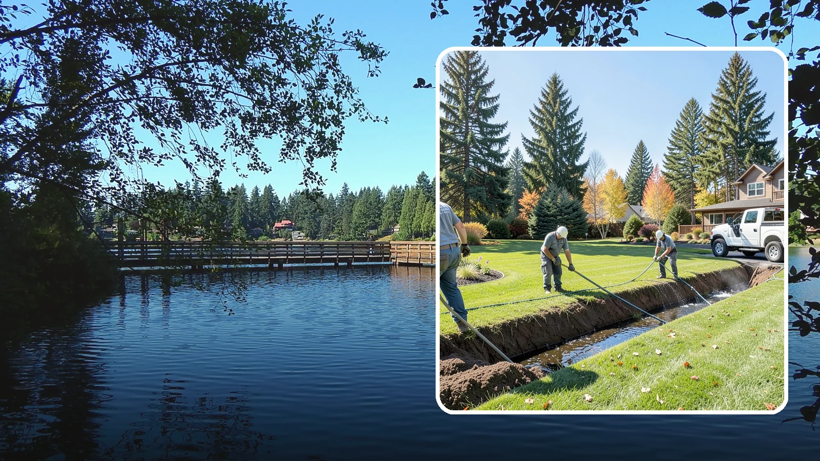 Swale Installation in Federal Way, King County, WA - We shape vegetated swales that channel and slow stormwater across your property while filtering runoff naturally.