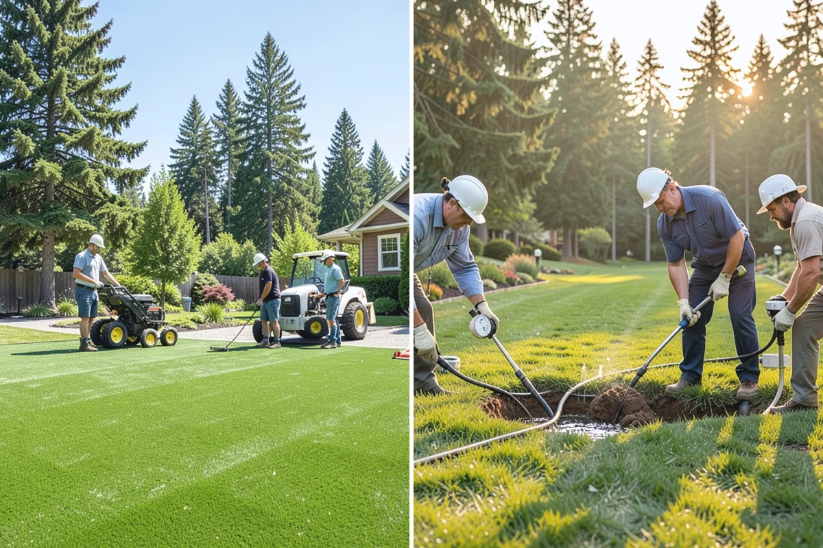 Swale Installation in Gold Bar, Snohomish County, WA - Study site contours and plan the swale route