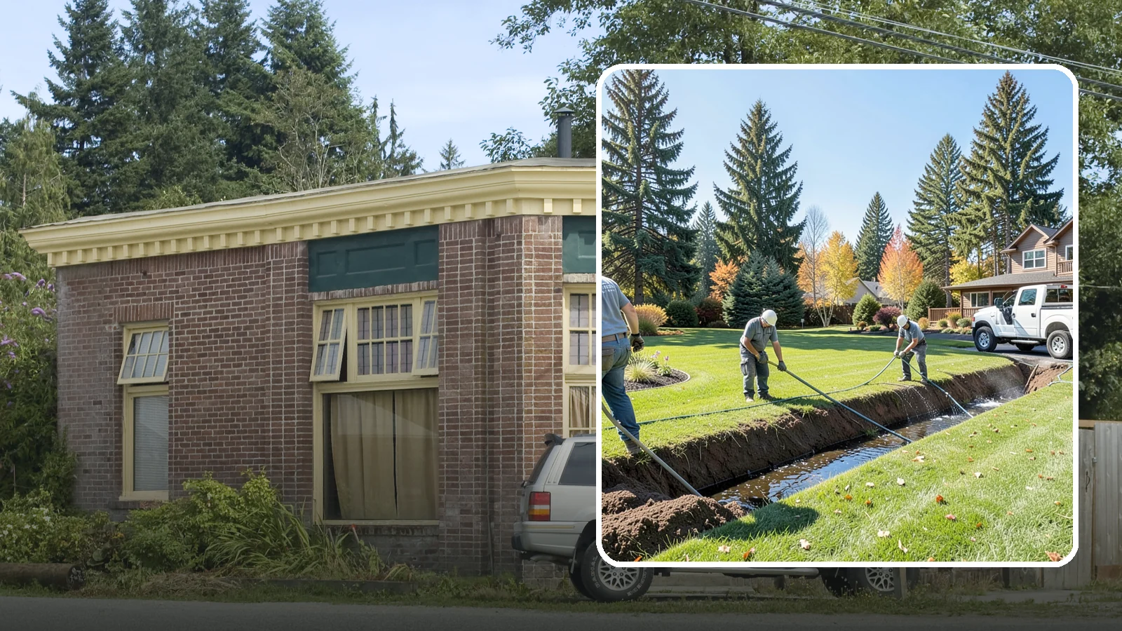 Swale Installation in Hamilton, Skagit County, WA - We shape vegetated swales that channel and slow stormwater across your property while filtering runoff naturally.