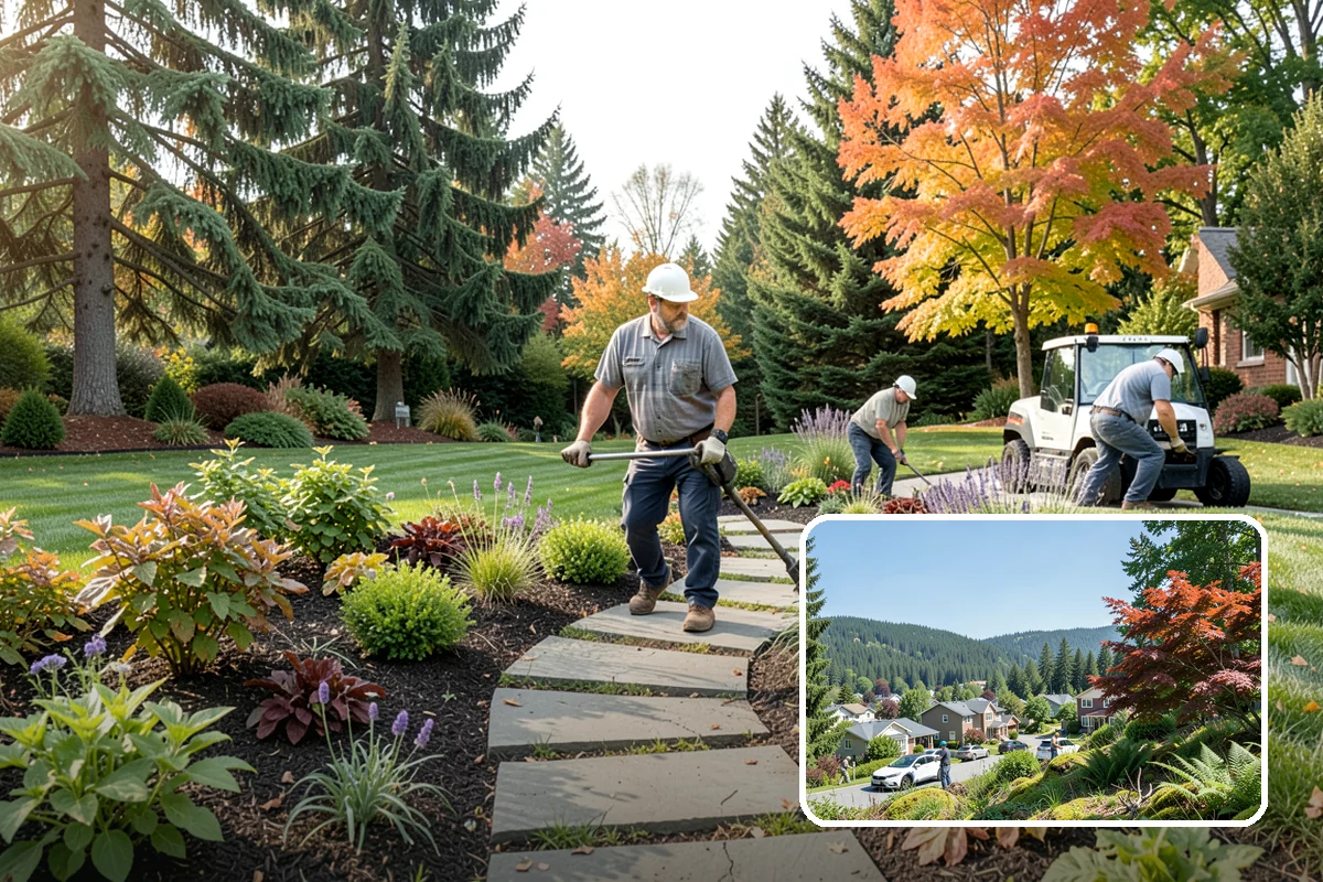 Swale Installation in Index, Snohomish County, WA - Channels stormwater along a controlled path