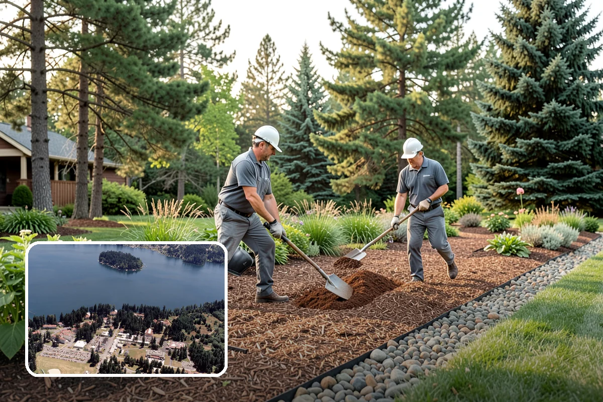 Swale Installation in Lakewood, Pierce County, WA - Channels stormwater along a controlled path