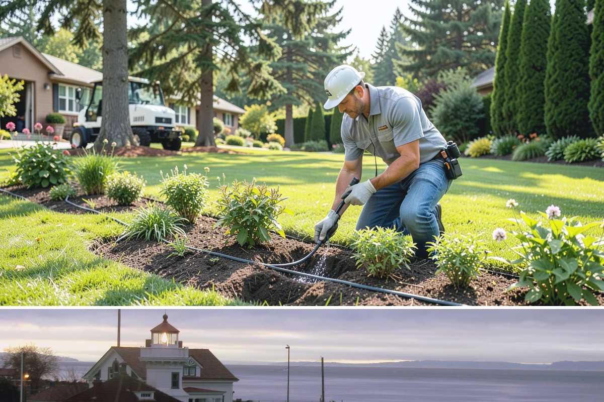 Swale Installation in Mukilteo, Snohomish County, WA - Best built in early fall or spring so plantings establish during the wet season and stabilize the channel before heavy flows.
