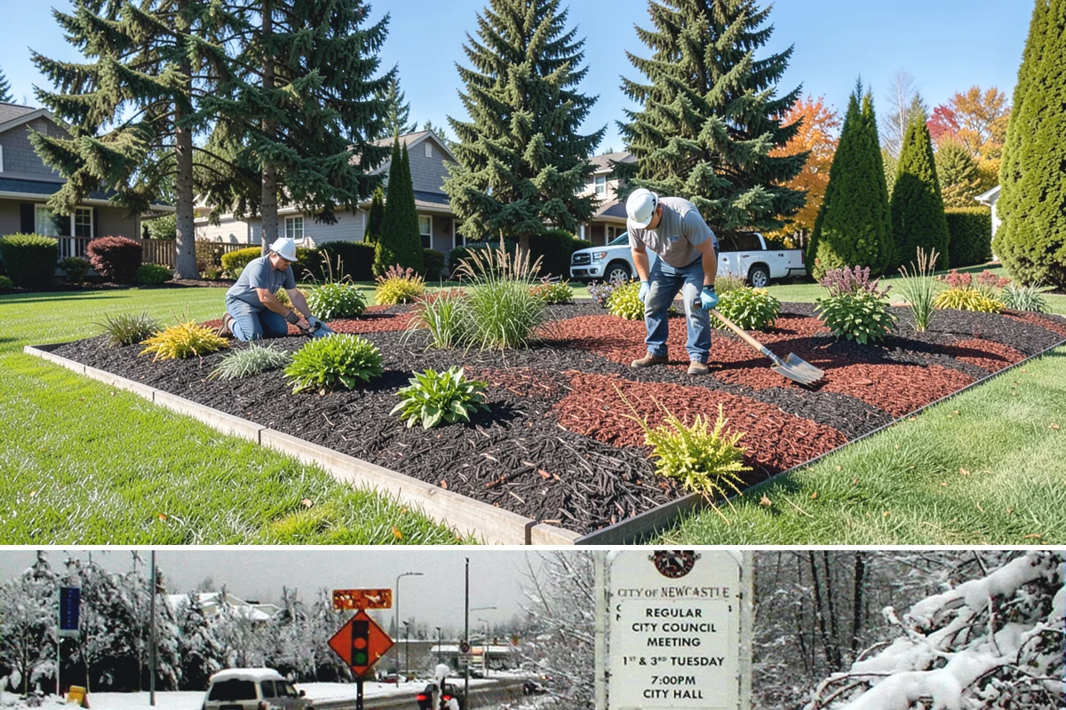 Swale Installation in Newcastle, King County, WA - Best built in early fall or spring so plantings establish during the wet season and stabilize the channel before heavy flows.