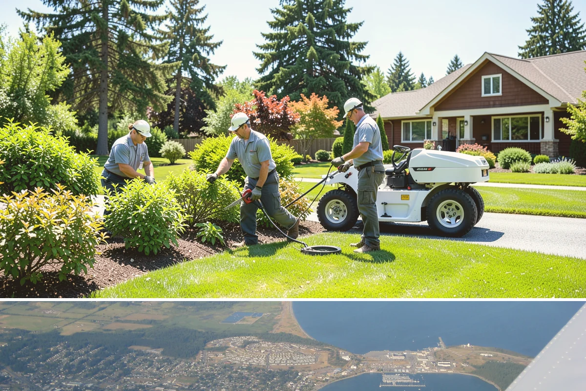 Swale Installation in Oak Harbor, Island County, WA - Best built in early fall or spring so plantings establish during the wet season and stabilize the channel before heavy flows.