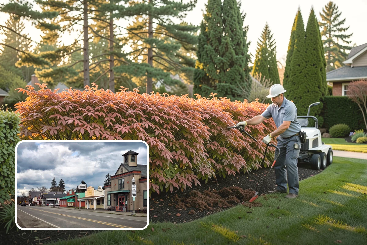 Swale Installation in Roy, Pierce County, WA - Channels stormwater along a controlled path
