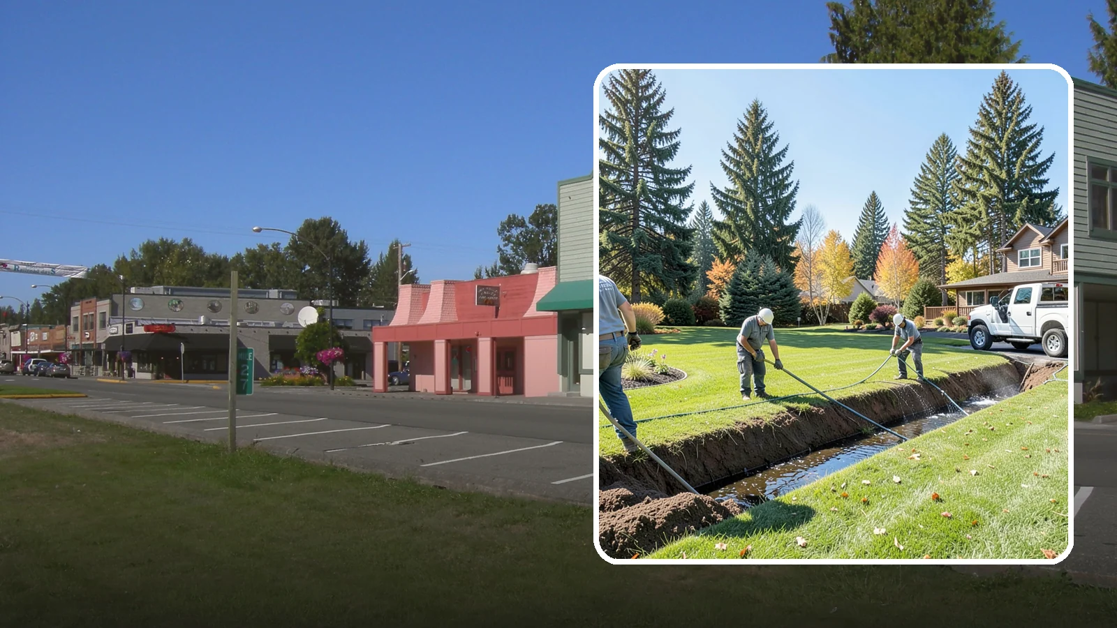 Swale Installation in Snoqualmie, King County, WA - We shape vegetated swales that channel and slow stormwater across your property while filtering runoff naturally.