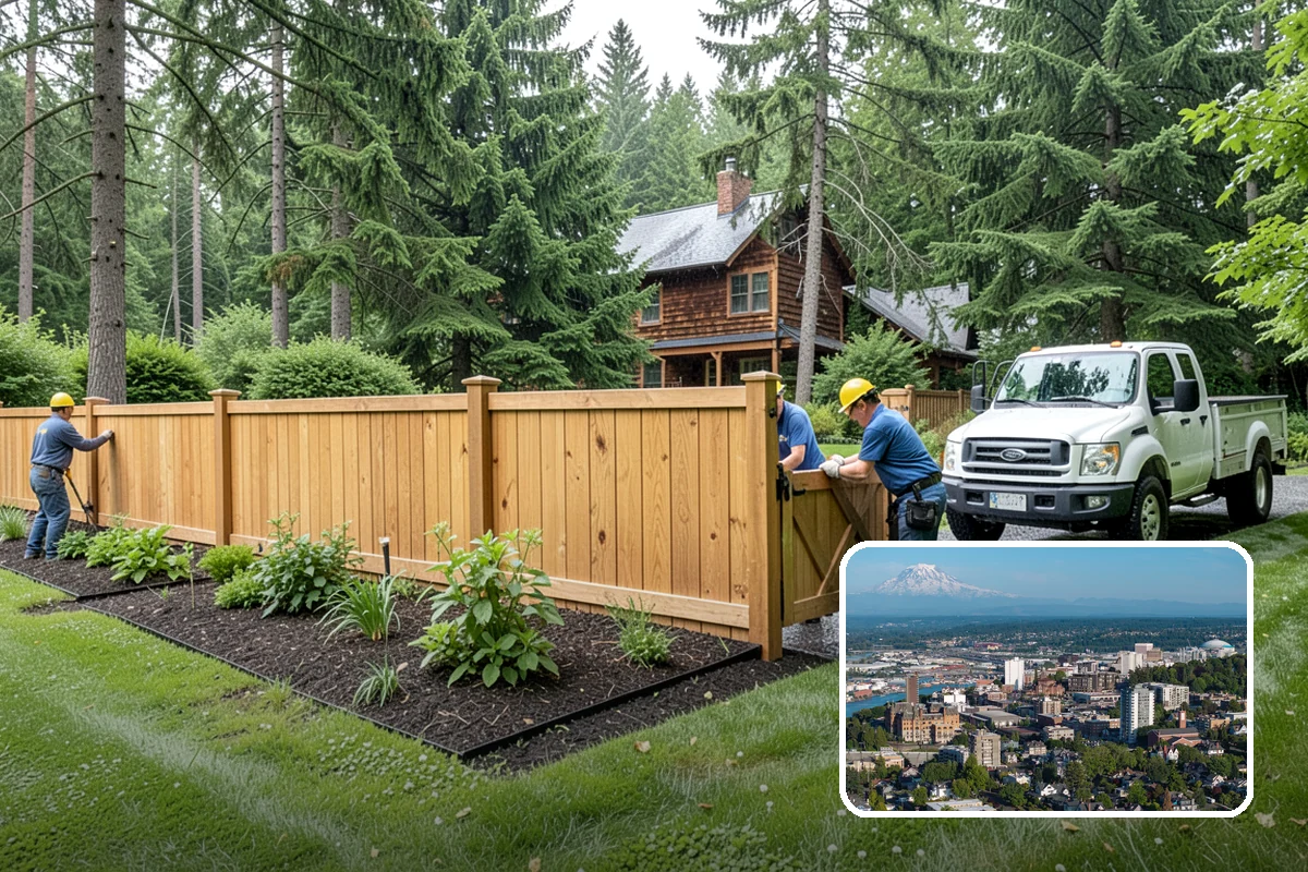 Swale Installation in Tacoma, Pierce County, WA - Channels stormwater along a controlled path