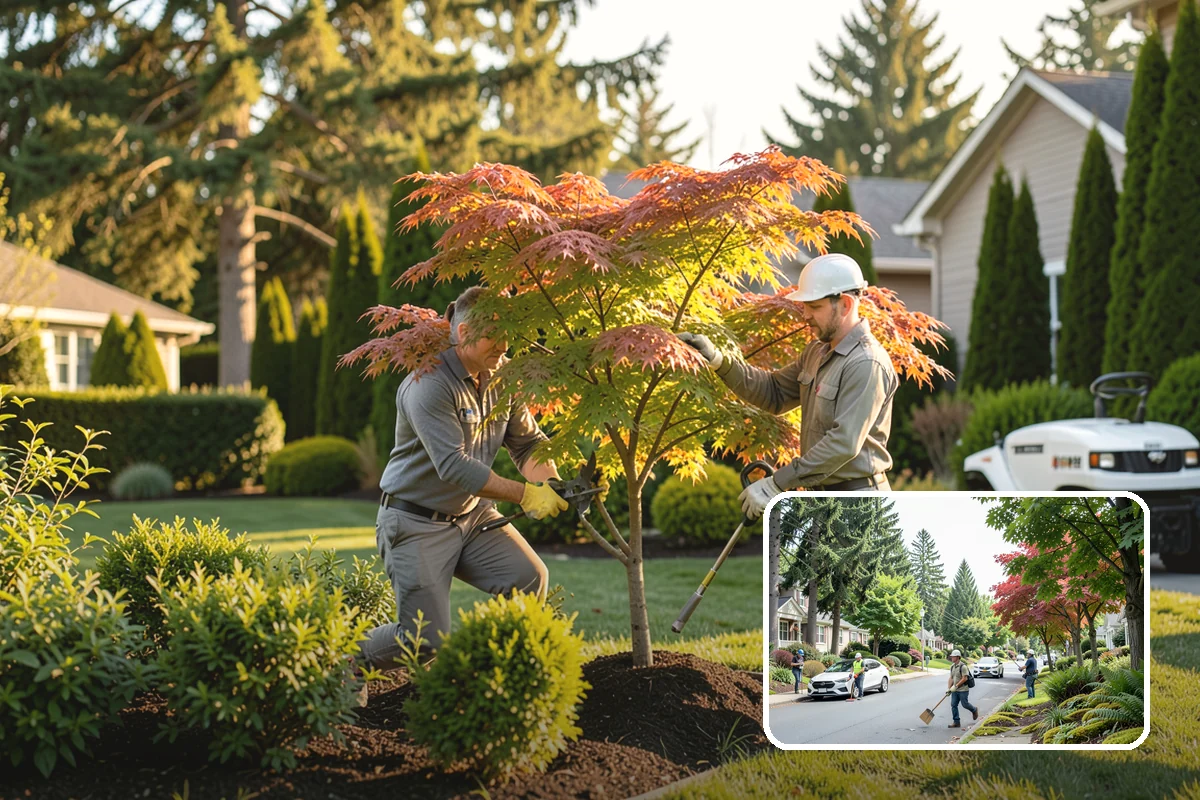 Terracing in Beaux Arts Village, King County, WA - Turns steep slopes into usable tiers