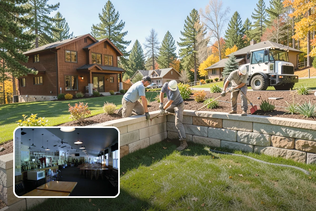 Terracing in Black Diamond, King County, WA - Turns steep slopes into usable tiers