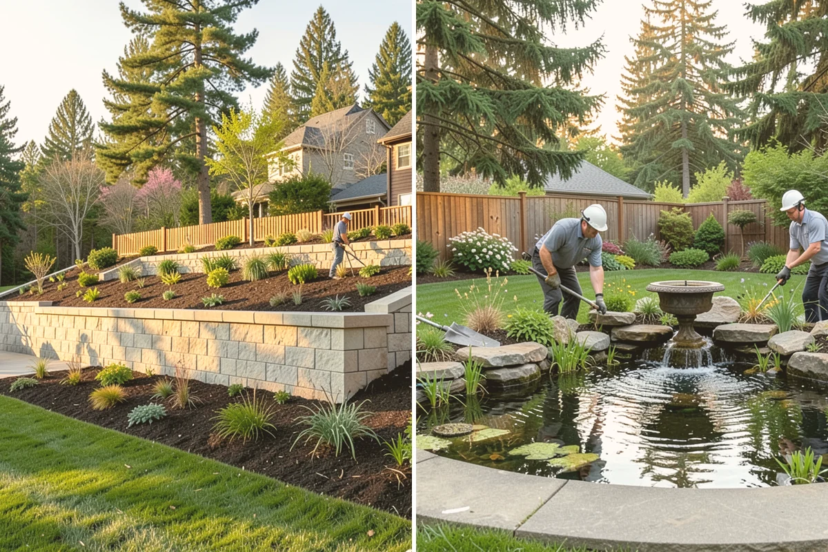 Terracing in Brier, Snohomish County, WA - Assess the slope and plan the tiers