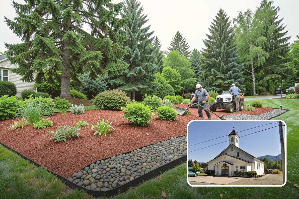 Terracing in Concrete, Skagit County, WA - Turns steep slopes into usable tiers