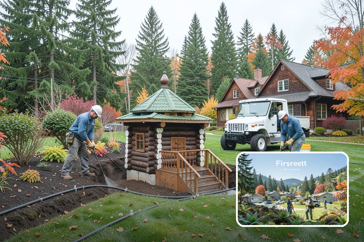 Terracing in Fircrest, Pierce County, WA - Turns steep slopes into usable tiers