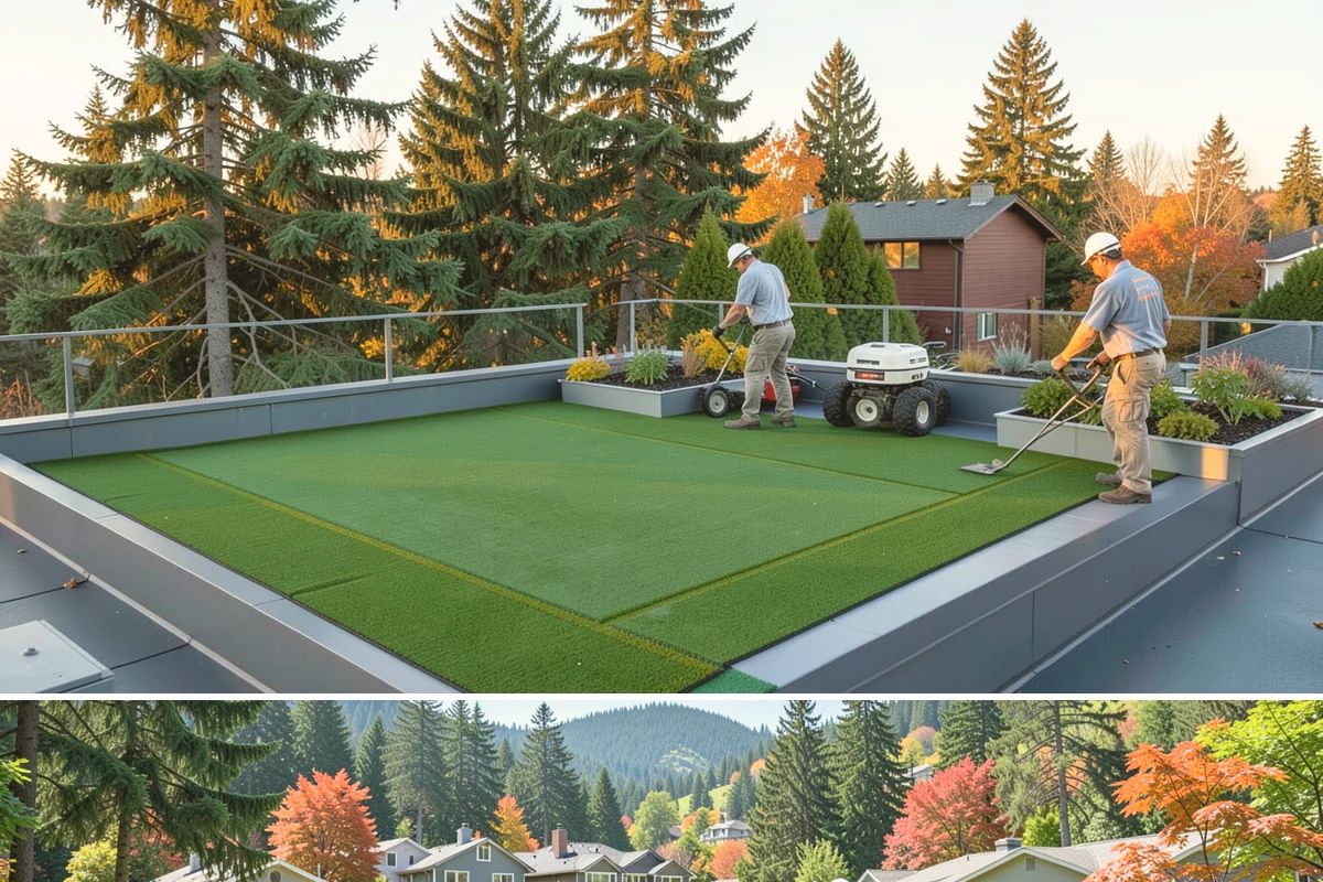 Terracing in Fircrest, Pierce County, WA - Best built spring through fall.