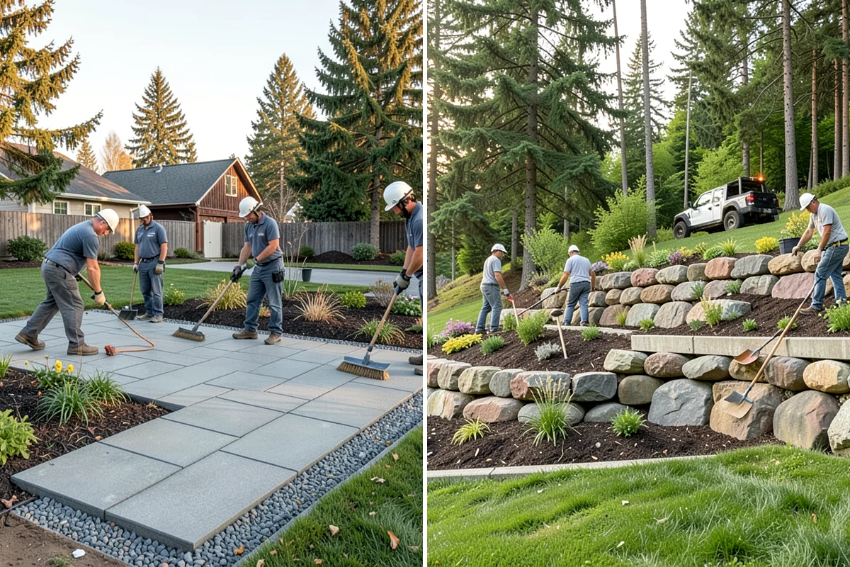 Terracing in Hunts Point, King County, WA - Assess the slope and plan the tiers