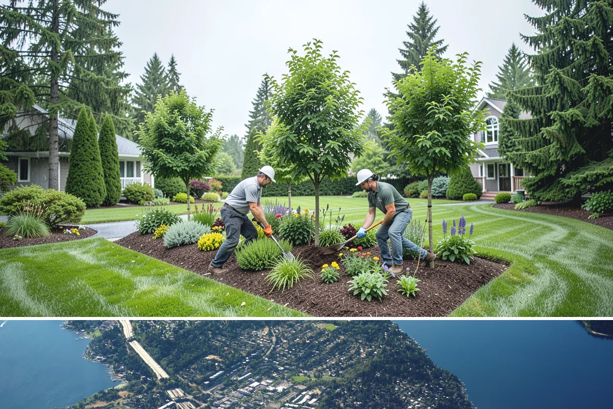 Terracing in Mercer Island, King County, WA - Best built spring through fall.