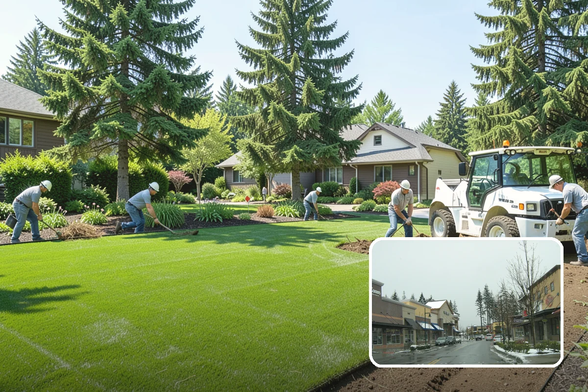 Terracing in Mill Creek, Snohomish County, WA - Turns steep slopes into usable tiers