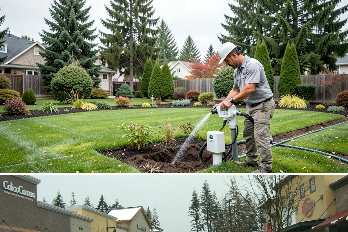 Terracing in Mill Creek, Snohomish County, WA - Best built spring through fall.