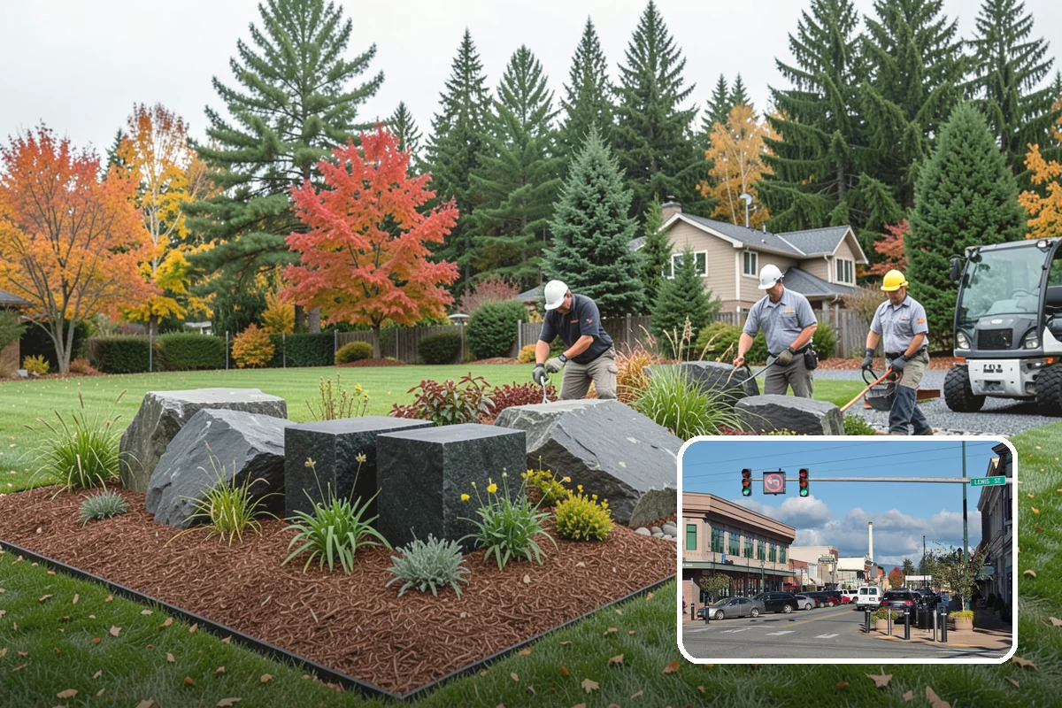 Terracing in Monroe, Snohomish County, WA - Turns steep slopes into usable tiers
